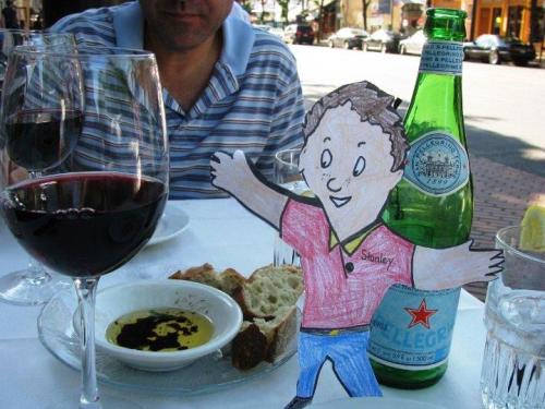 After a long day of site seeing, Flat Stanely need