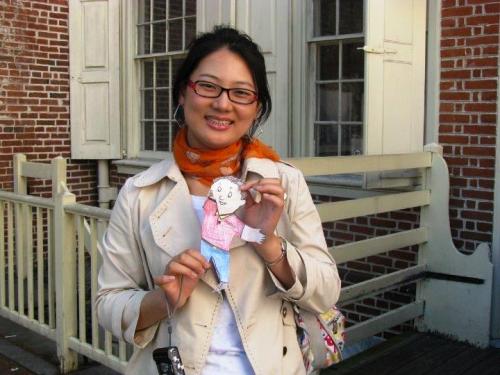 Flat Stanely meets a hot Asian tourist