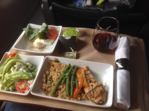 American Airlines Chicken with Mushroom Rice