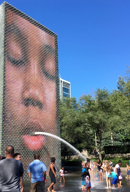 Crown fountain Chicago
