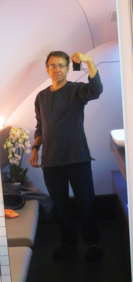 Qatar Airlines A380 Bathroom