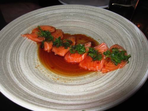 c1 salmon sashimi