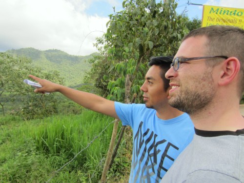 walking to Mindo Cascades