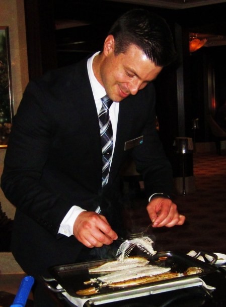 Filleting dover sole